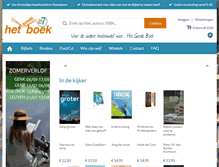 Tablet Screenshot of hetgoedeboek.be